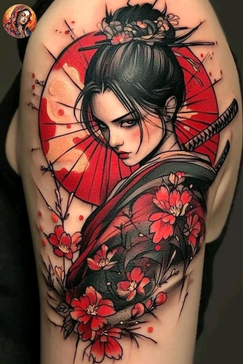 Mẫu hình xăm đẹp được tạo hình bởi nhân vật Anime