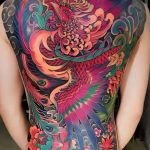 Hình xăm full lưng theo mệnh Hỏa