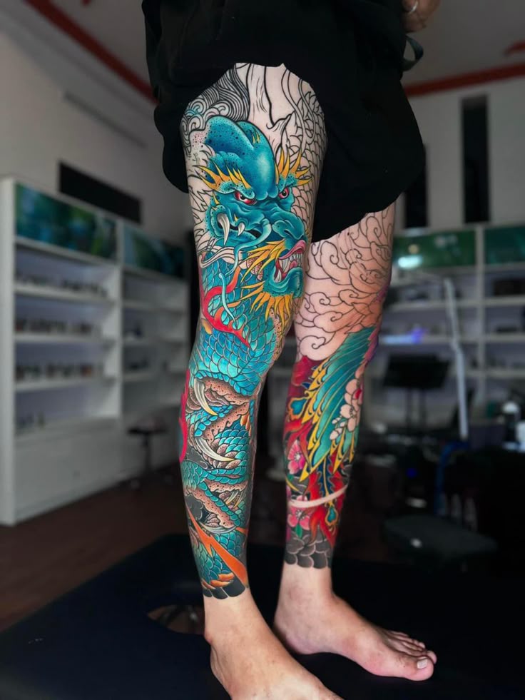 Hình xăm rồng nước mang lại may mắn